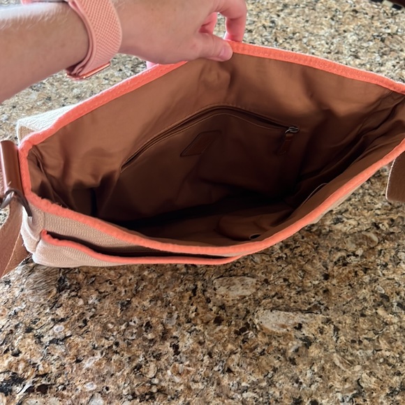 Fossil fabric satchel - Picture 3 of 4